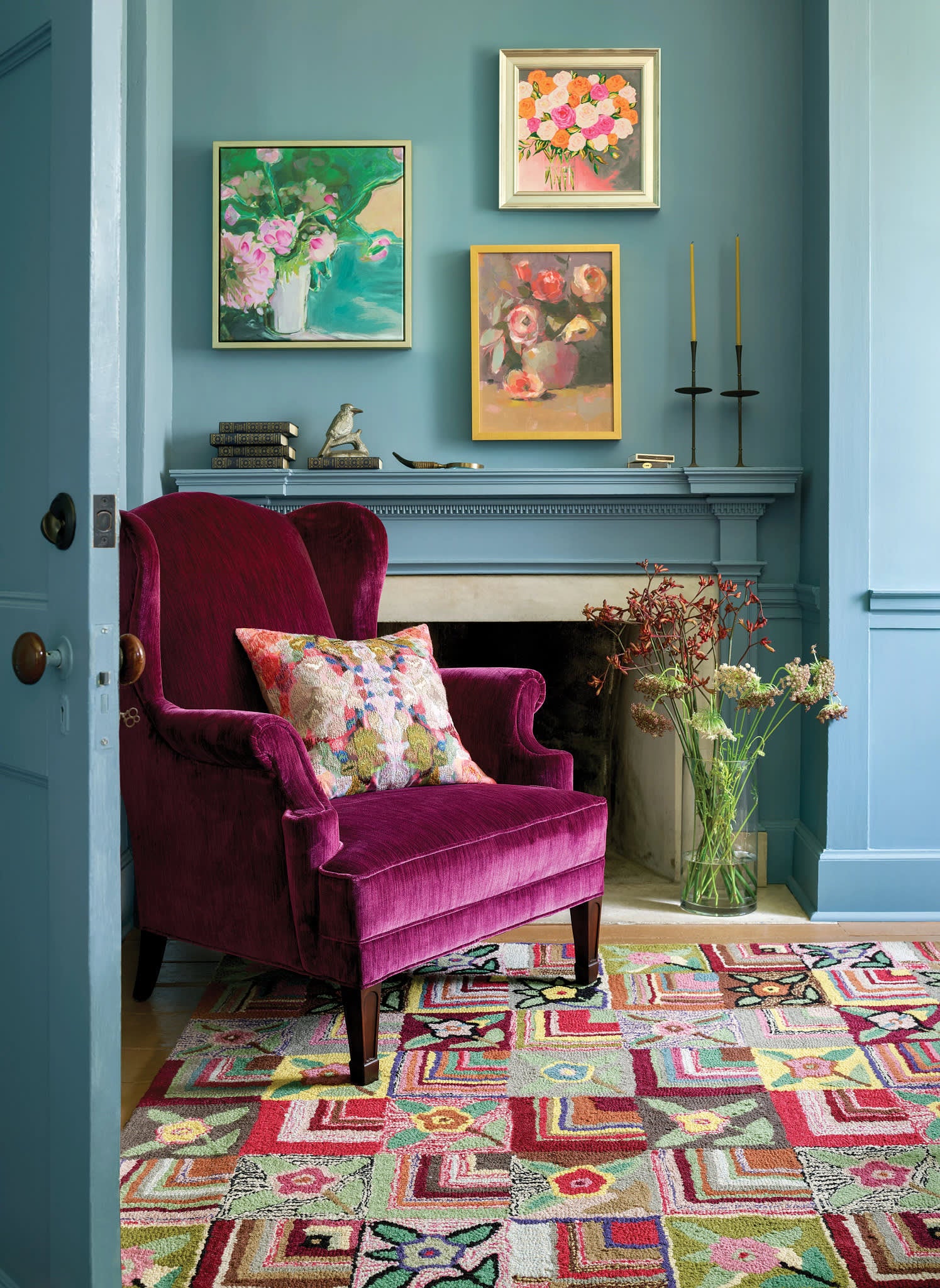 Gypsy Rose Hand Hooked Wool Rug | Multi – Annie Selke