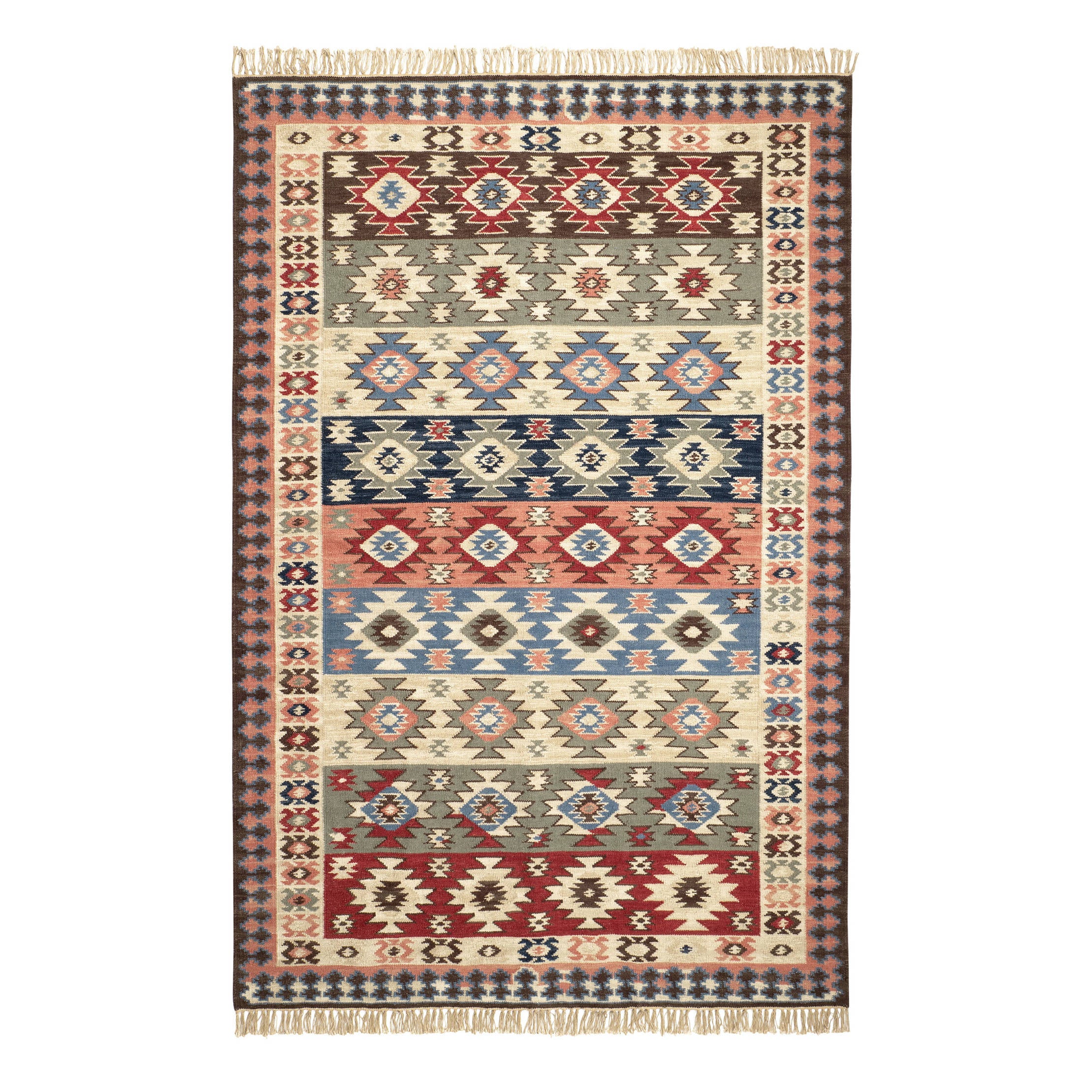 Balsam Kilim Handwoven Wool Rug | Multi – Annie Selke