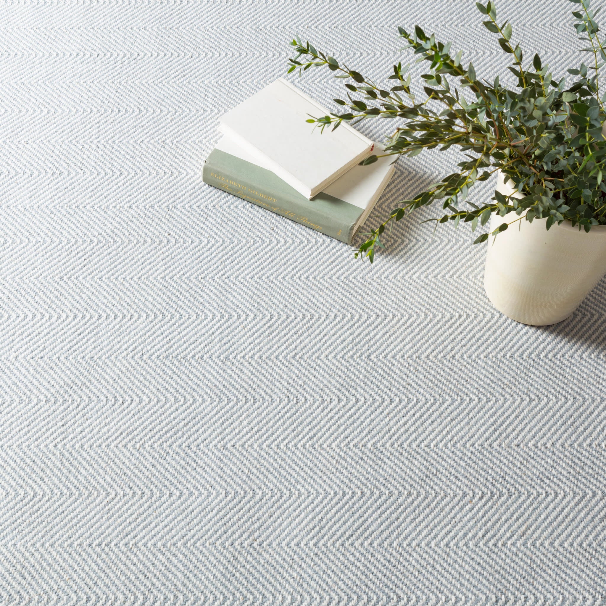 Batiste Woven Wool Custom Rug | Sky – Annie Selke