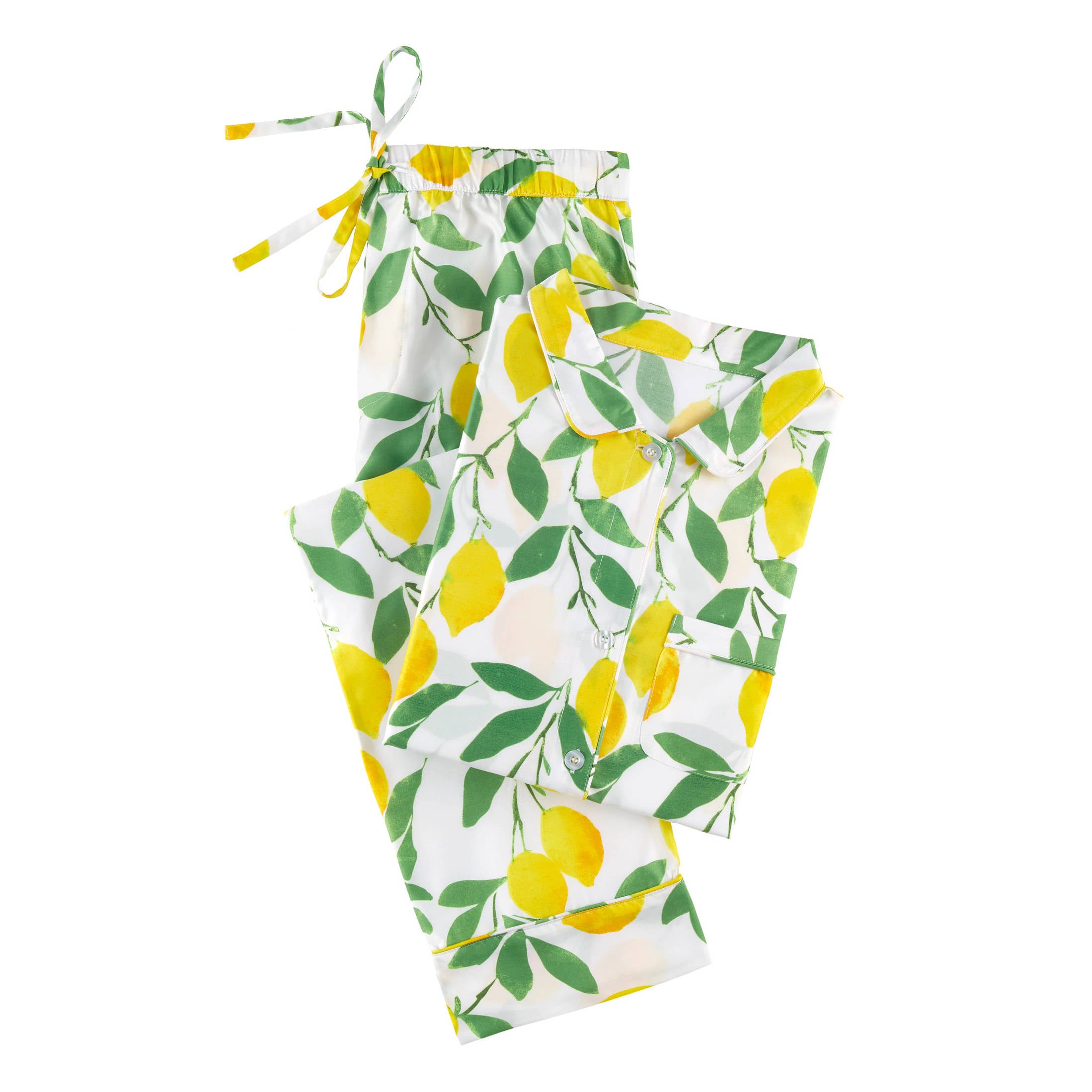 ☆レア☆ リボン Lemon イエロー 黄色 折りたたみ がま口 Temmey 全5色 レモン 25mm幅 チロルリボン | レピヤンリボン
