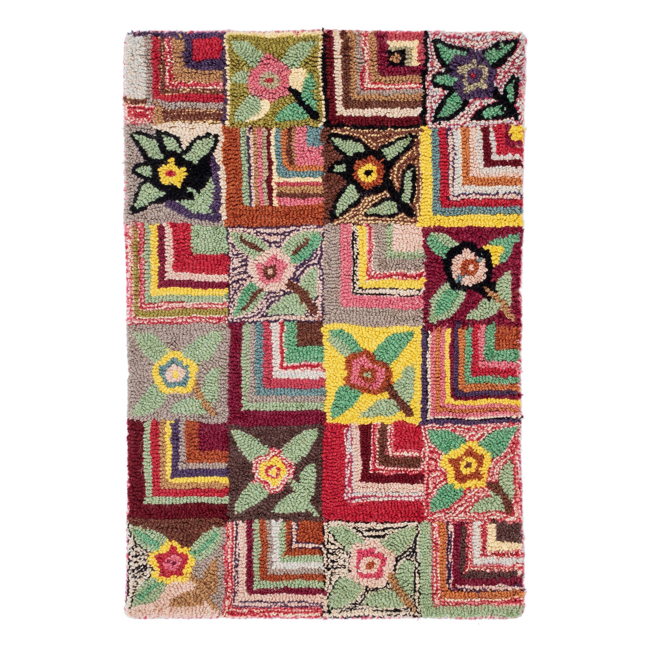 Gypsy Rose Hand Hooked Wool Rug | Multi – Annie Selke