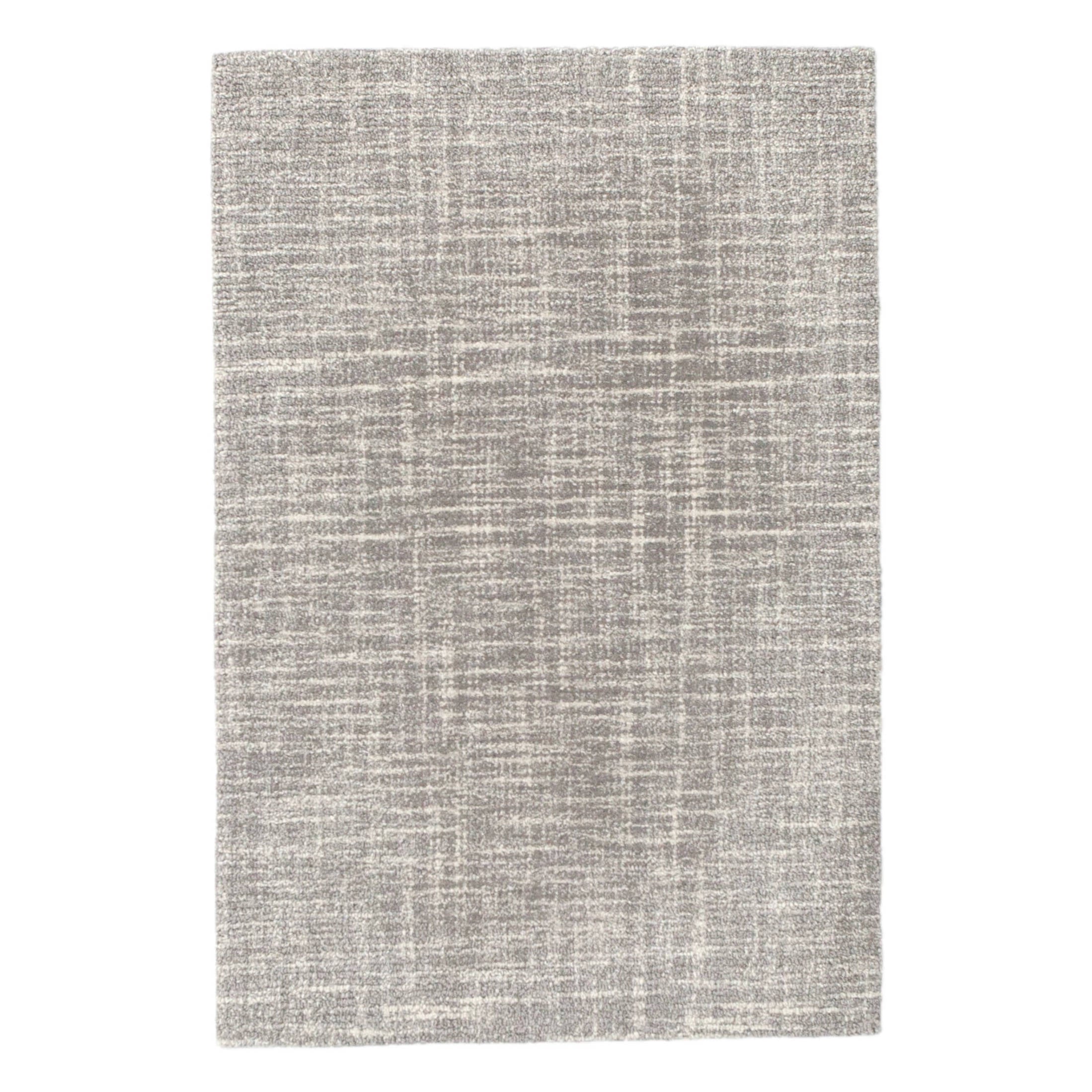Crosshatch Hand Micro Hooked Wool Rug | Dove Grey – Annie Selke