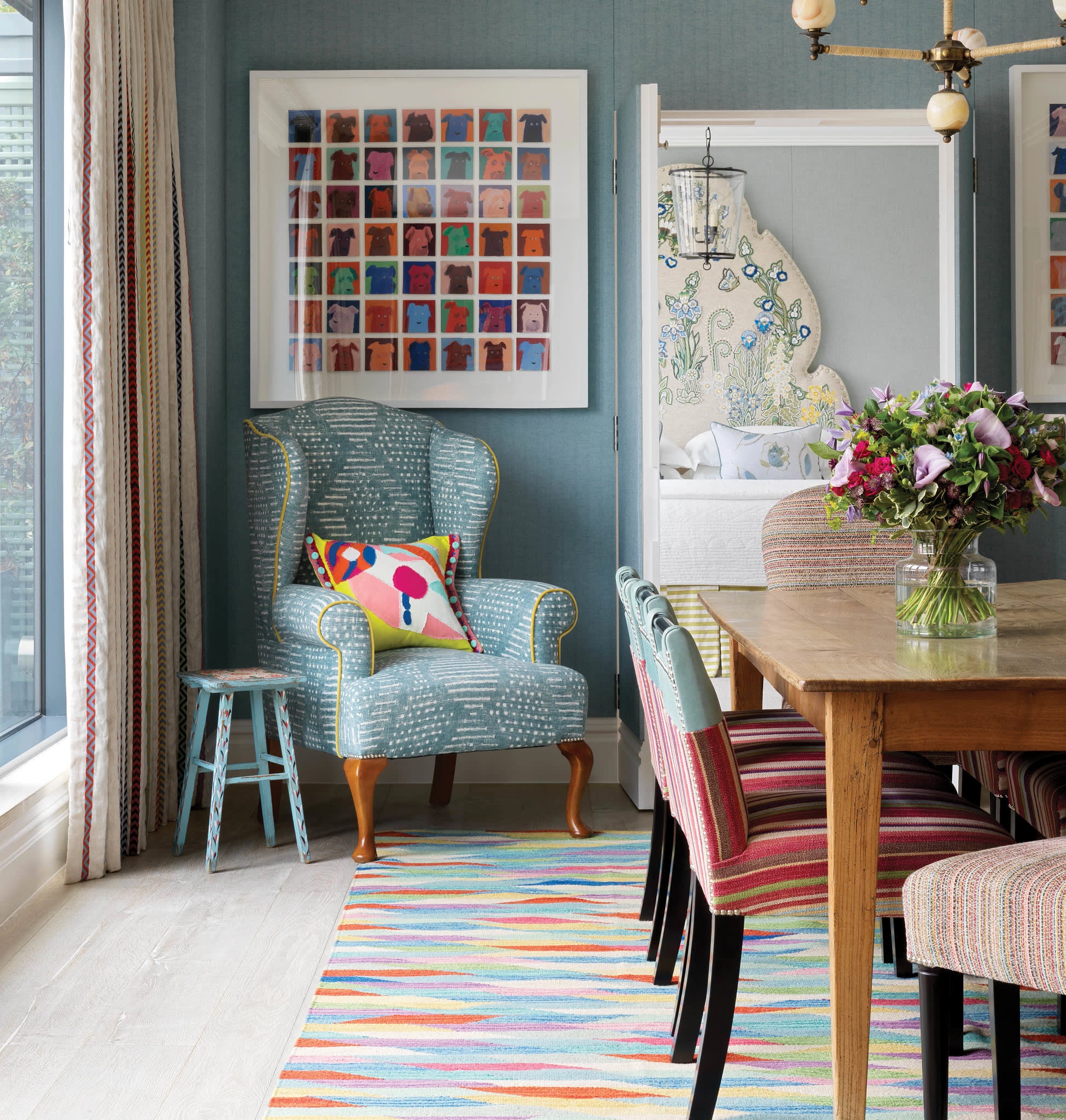 マニー　ウォールポケット Hotline Handwoven Wool Rug | Multi – Annie Selke