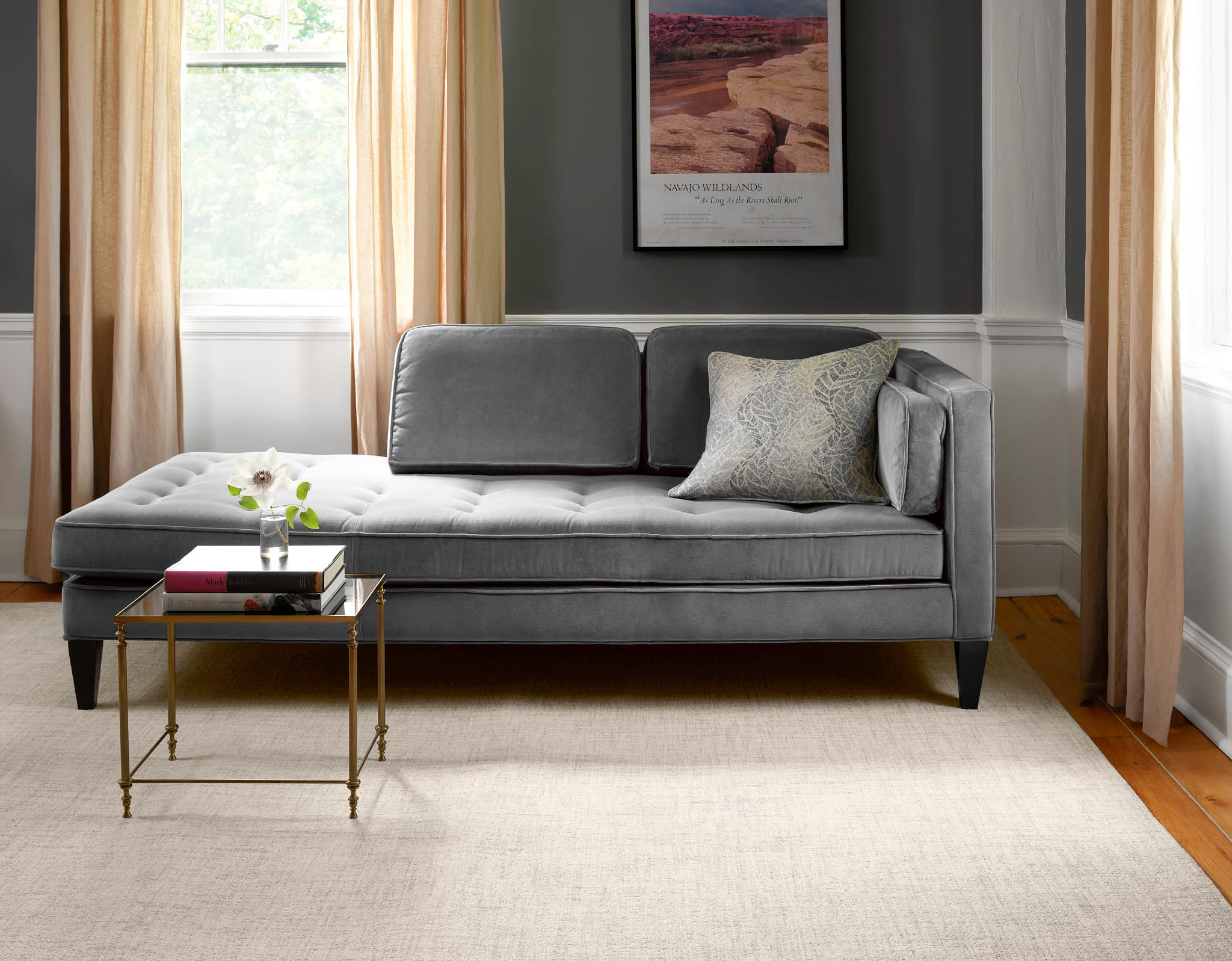 Crosshatch Hand Micro Hooked Wool Rug | Ivory – Annie Selke