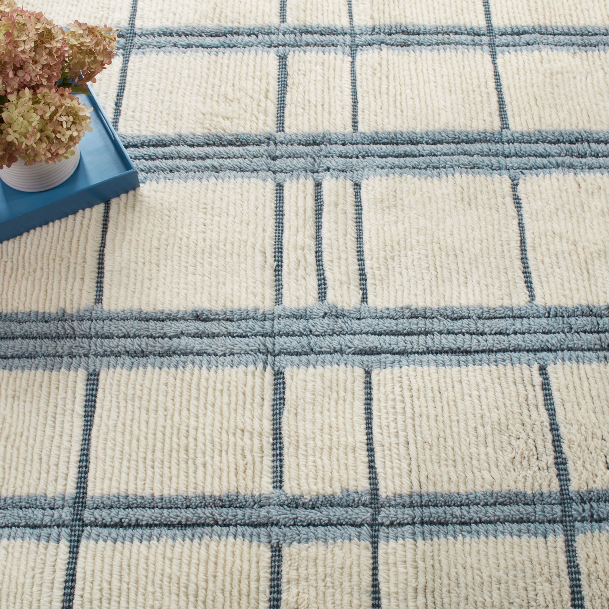 Tory Hand Knotted Wool Rug | Pewter Blue – Annie Selke