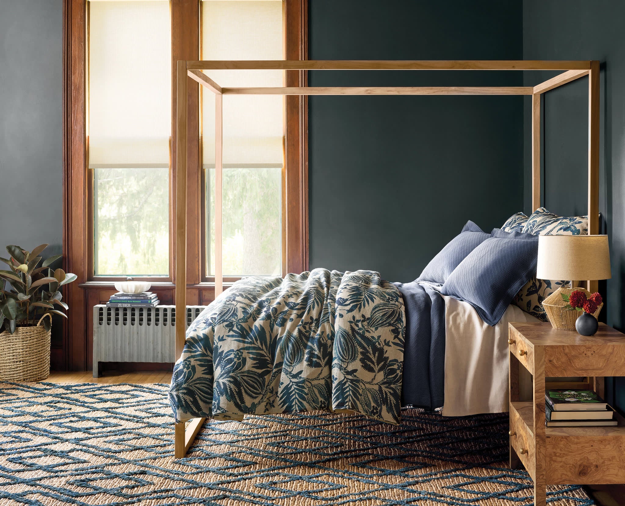 Antigua Linen duvet cover | Blue – Annie Selke