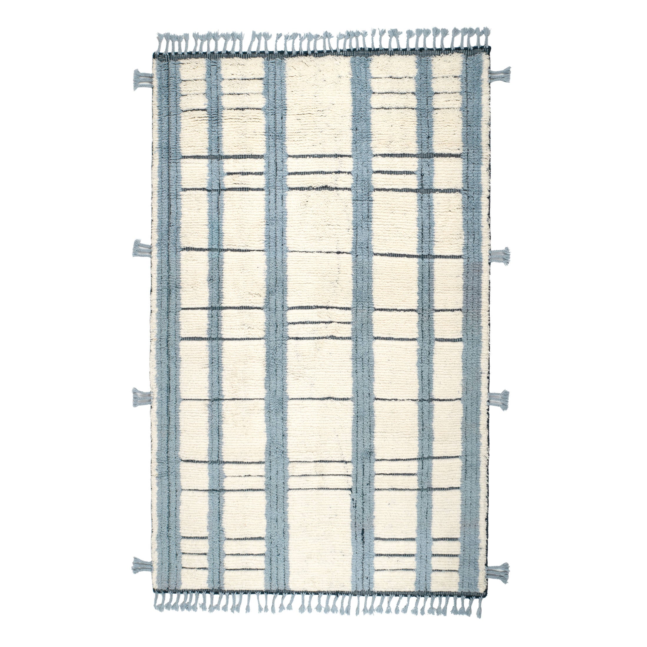 vogue レイニー Tory Hand Knotted Wool Rug | Pewter Blue – Annie Selke