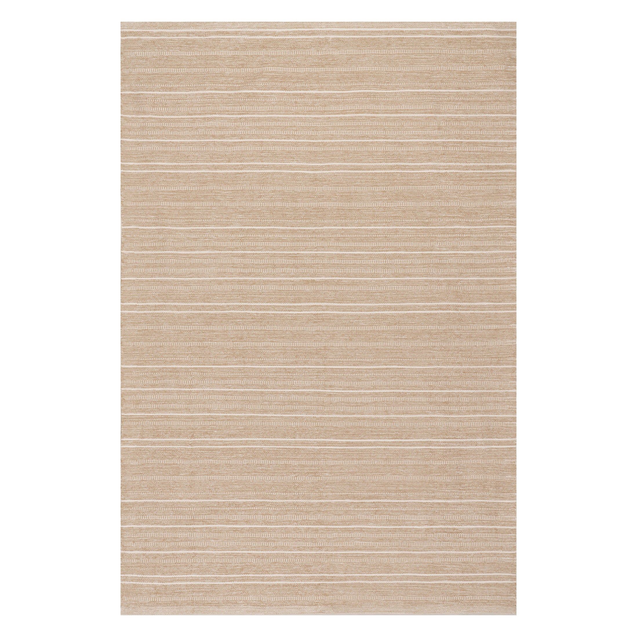 Skipper Stripe Handwoven Indoor/Outdoor Rug | Khaki