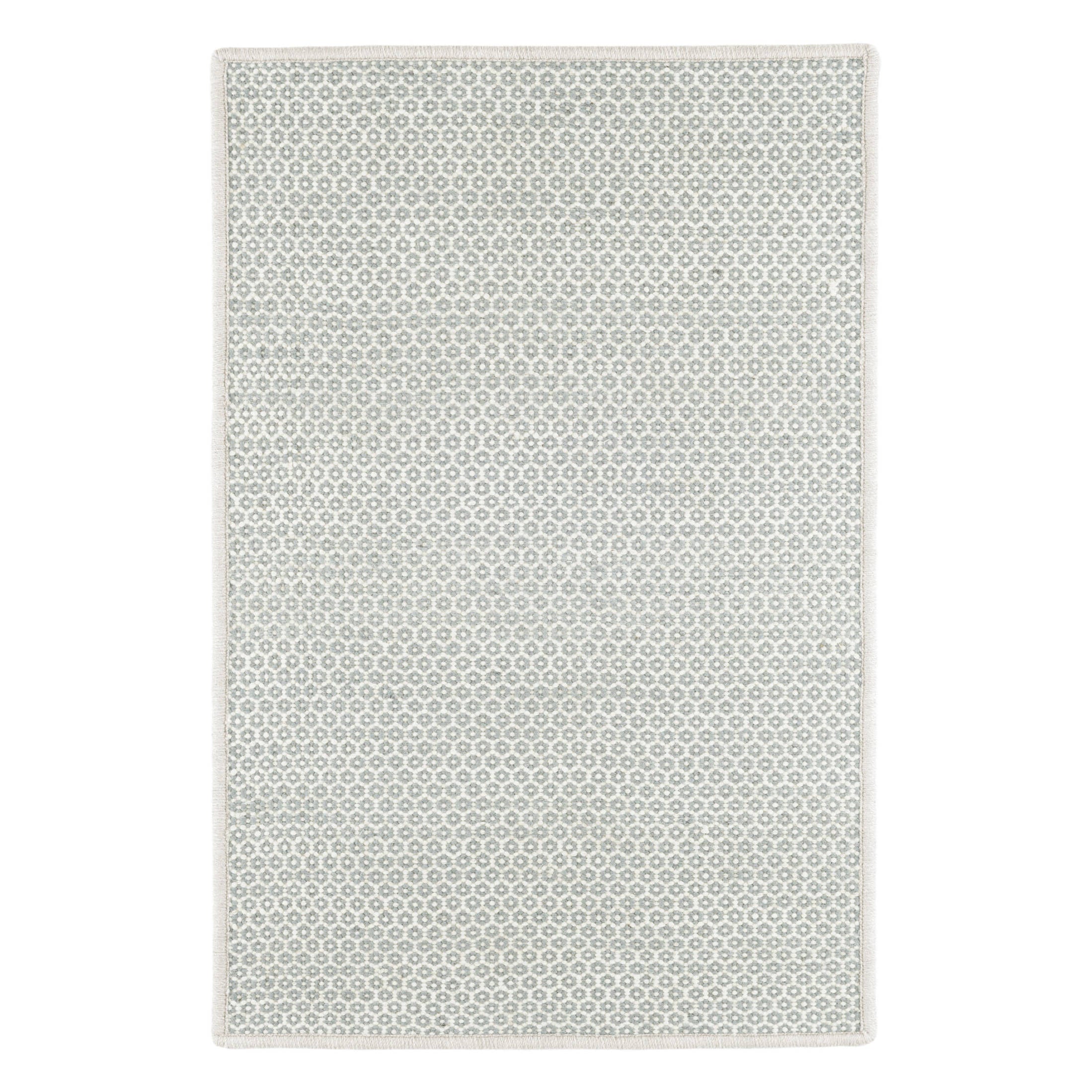 Honeycomb Handwoven Wool Custom Rug | French Blue/Ivory – Annie Selke