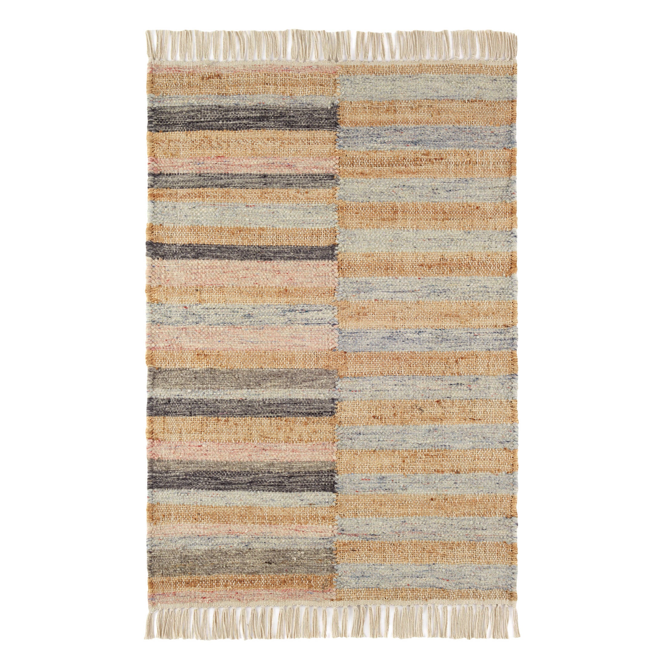 Ravel Stripe Handwoven Wool Rug | Blue – Annie Selke