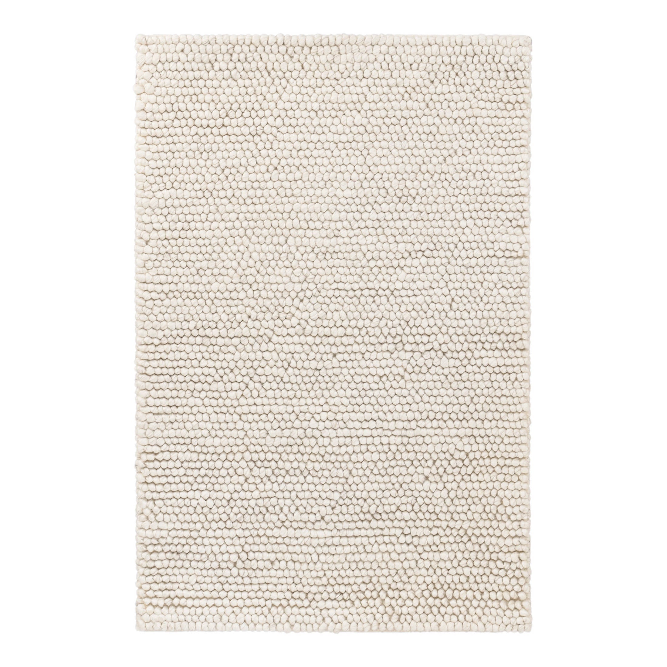 Niels Handwoven Woolviscose Rug | Ivory