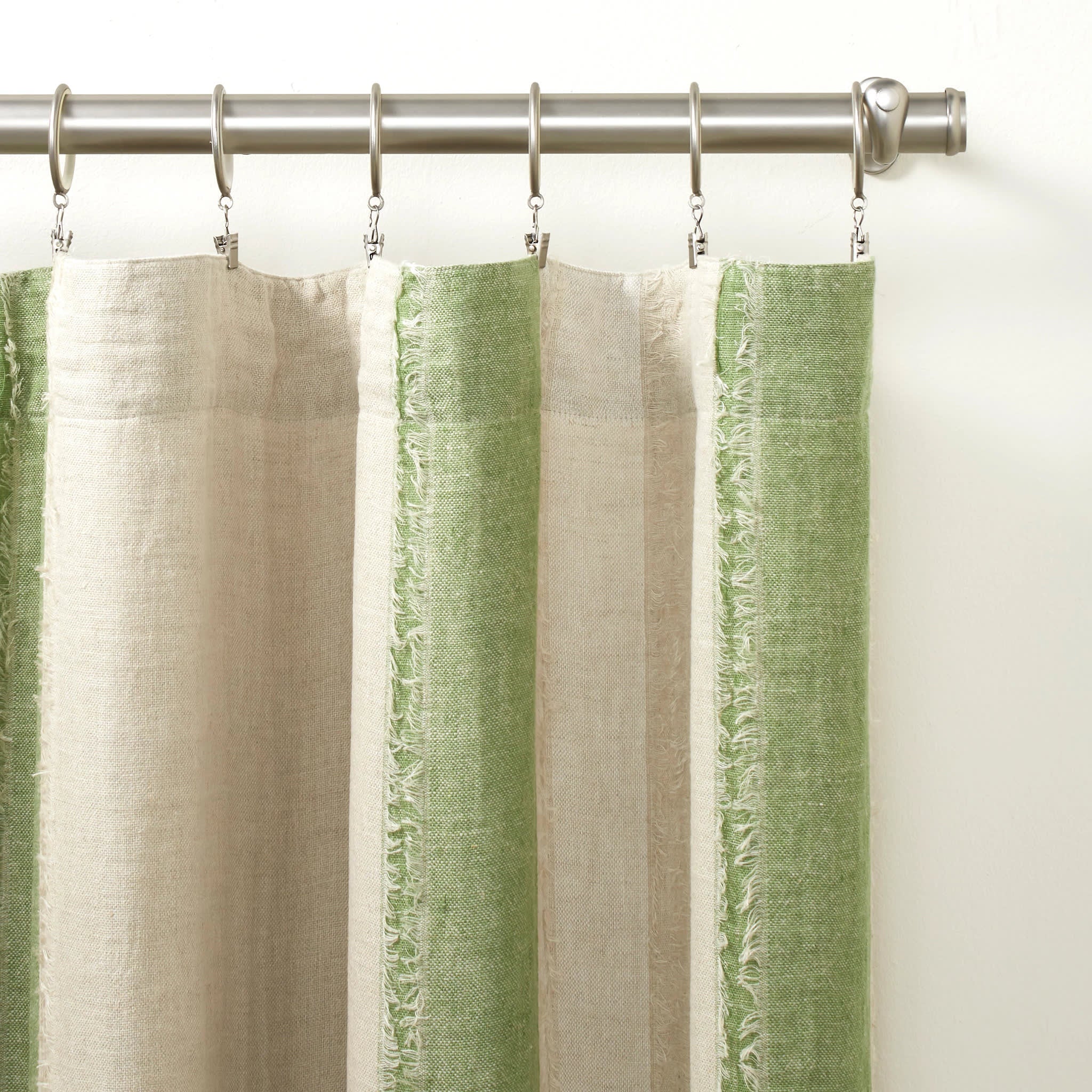 Moon Hills Linen Curtain Panel | Olive
