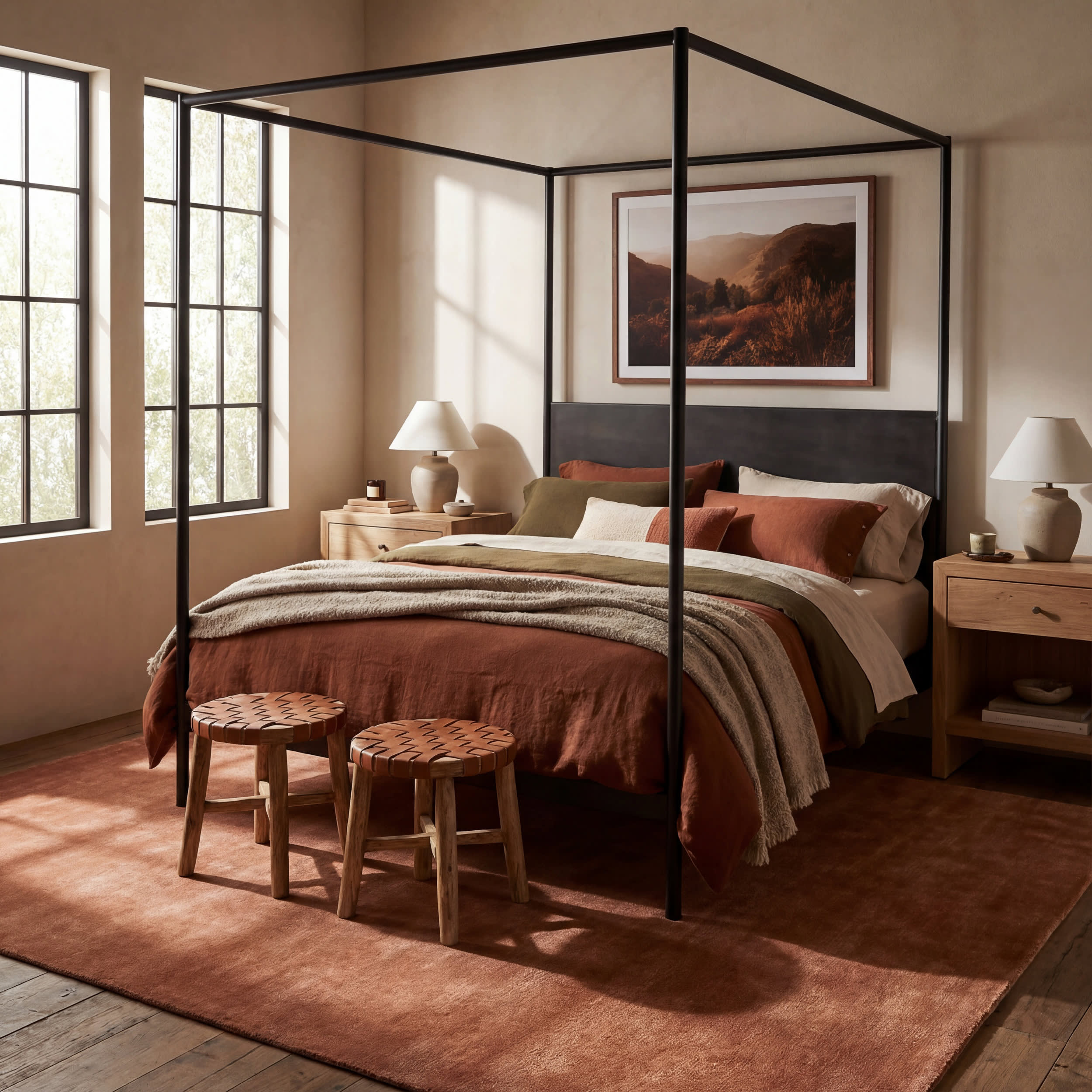 Alden Wool-Blend Rug | Brick – Annie Selke