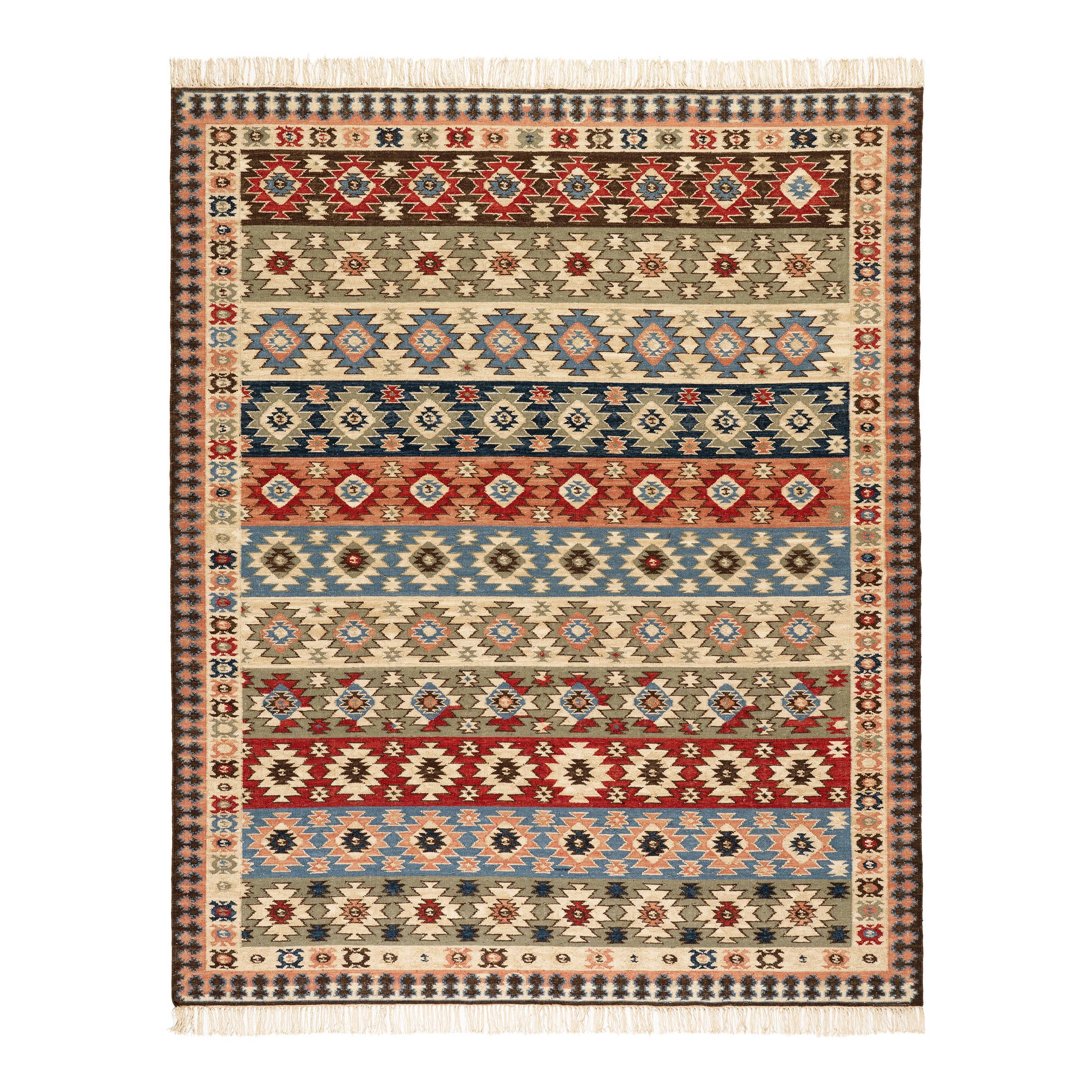 Balsam Kilim Handwoven Wool Rug | Multi – Annie Selke