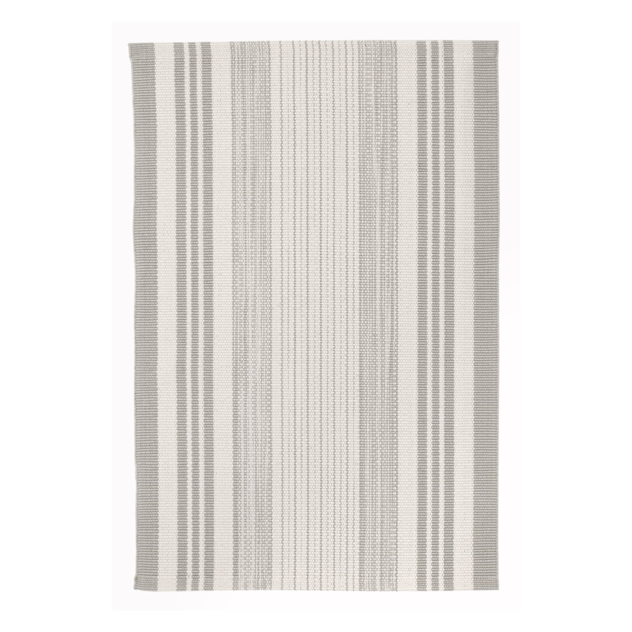 Quincy Stripe Handwoven Indoor/Outdoor Rug | Platinum – Annie Selke
