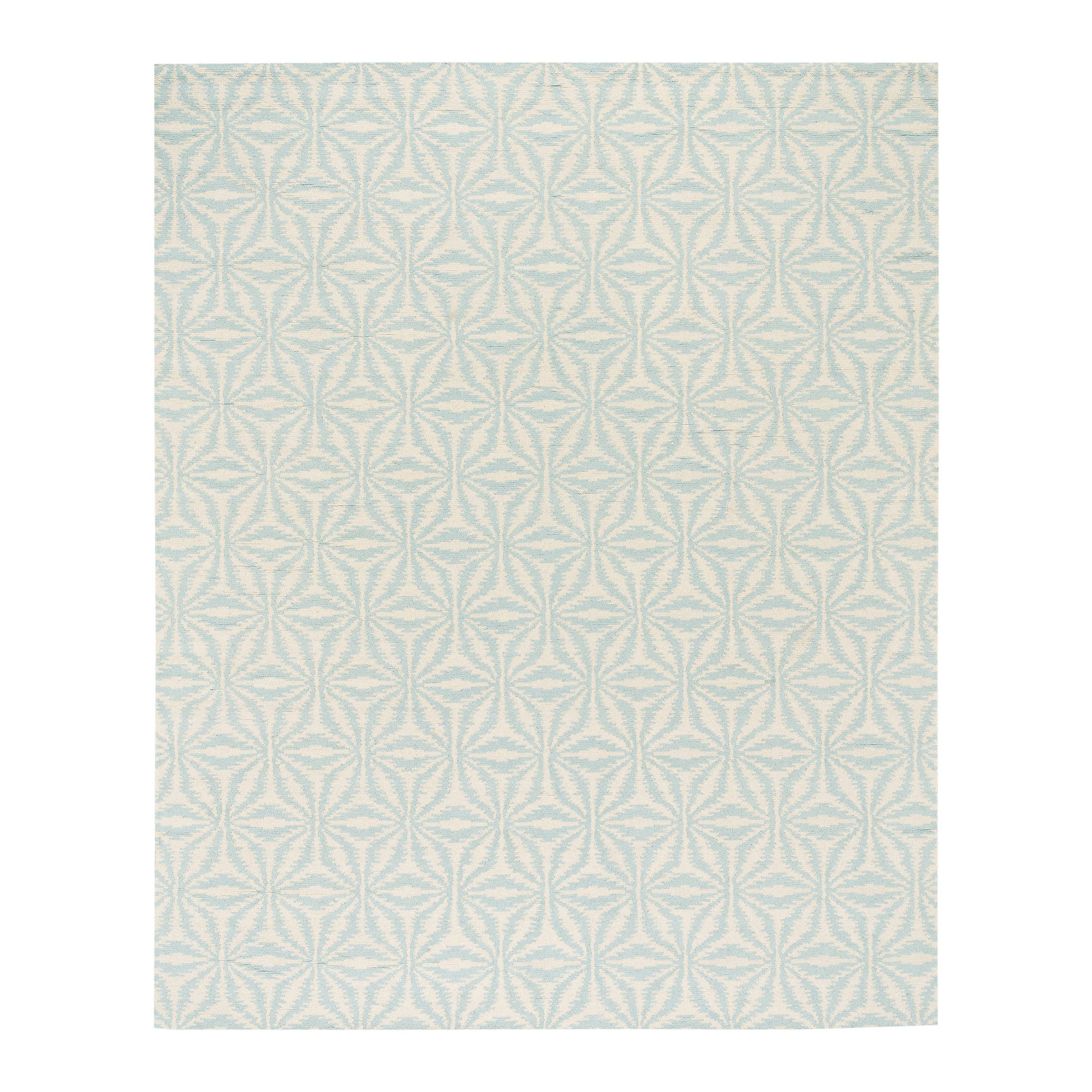 Aster Hand Micro Hooked Wool Rug | Sky – Annie Selke