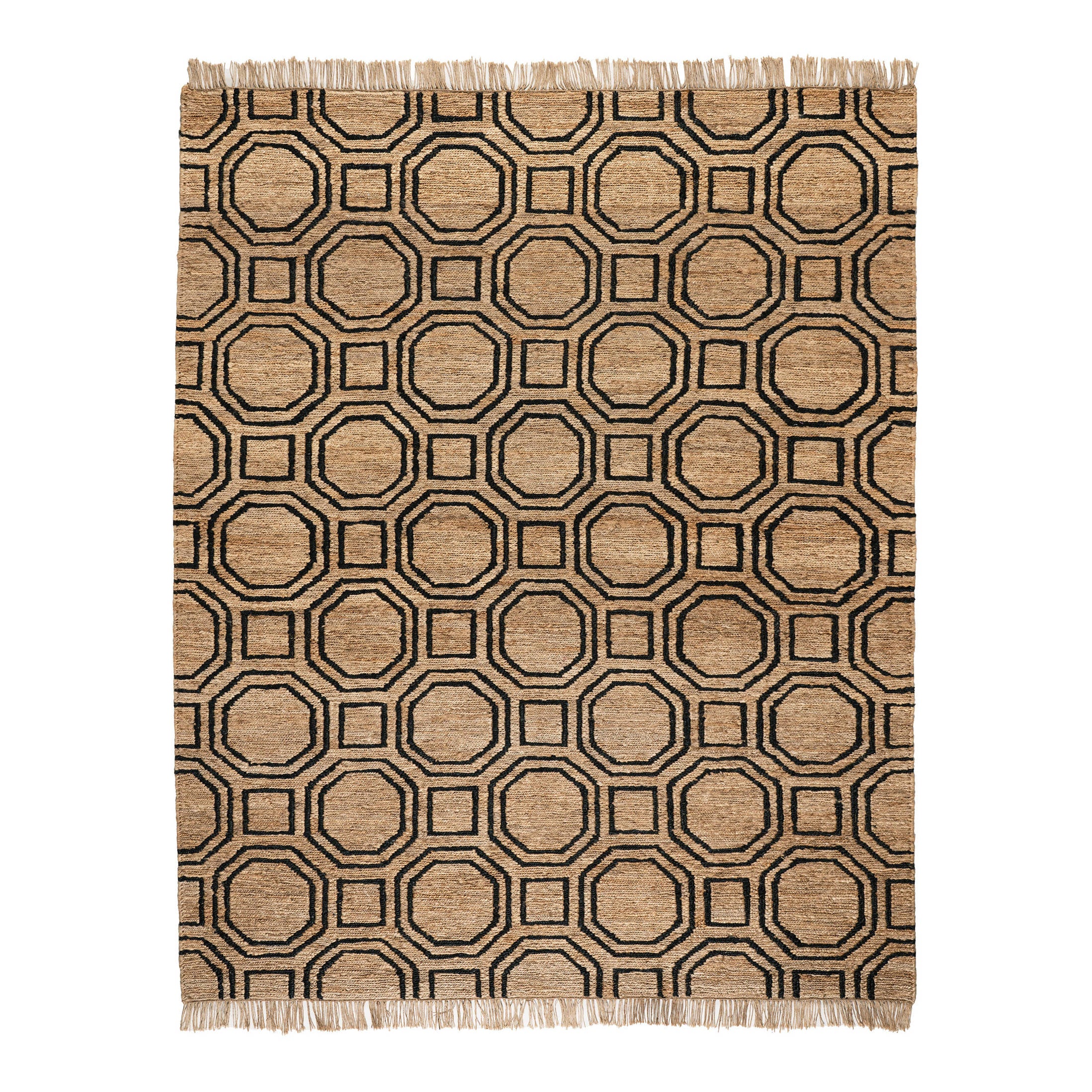 Hexile Hand Knotted Jute Rug | Neutral – Annie Selke