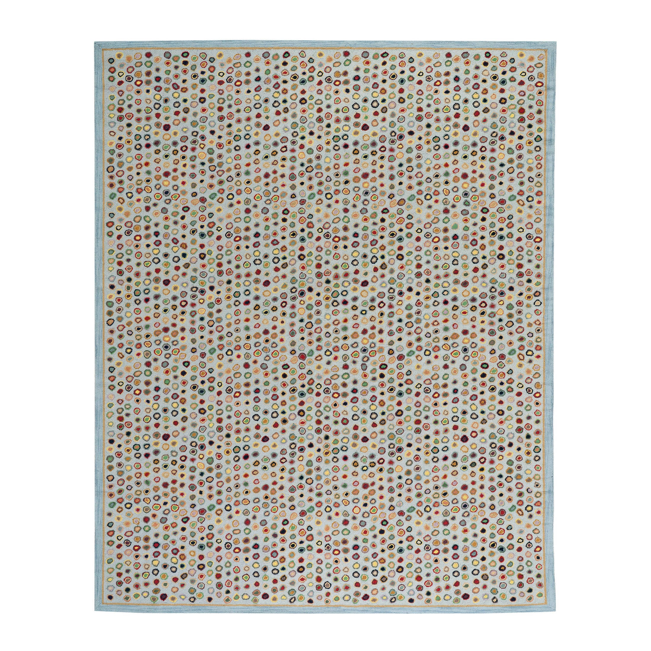 Cats Paw Hand Micro Hooked Wool Rug | Blue – Annie Selke
