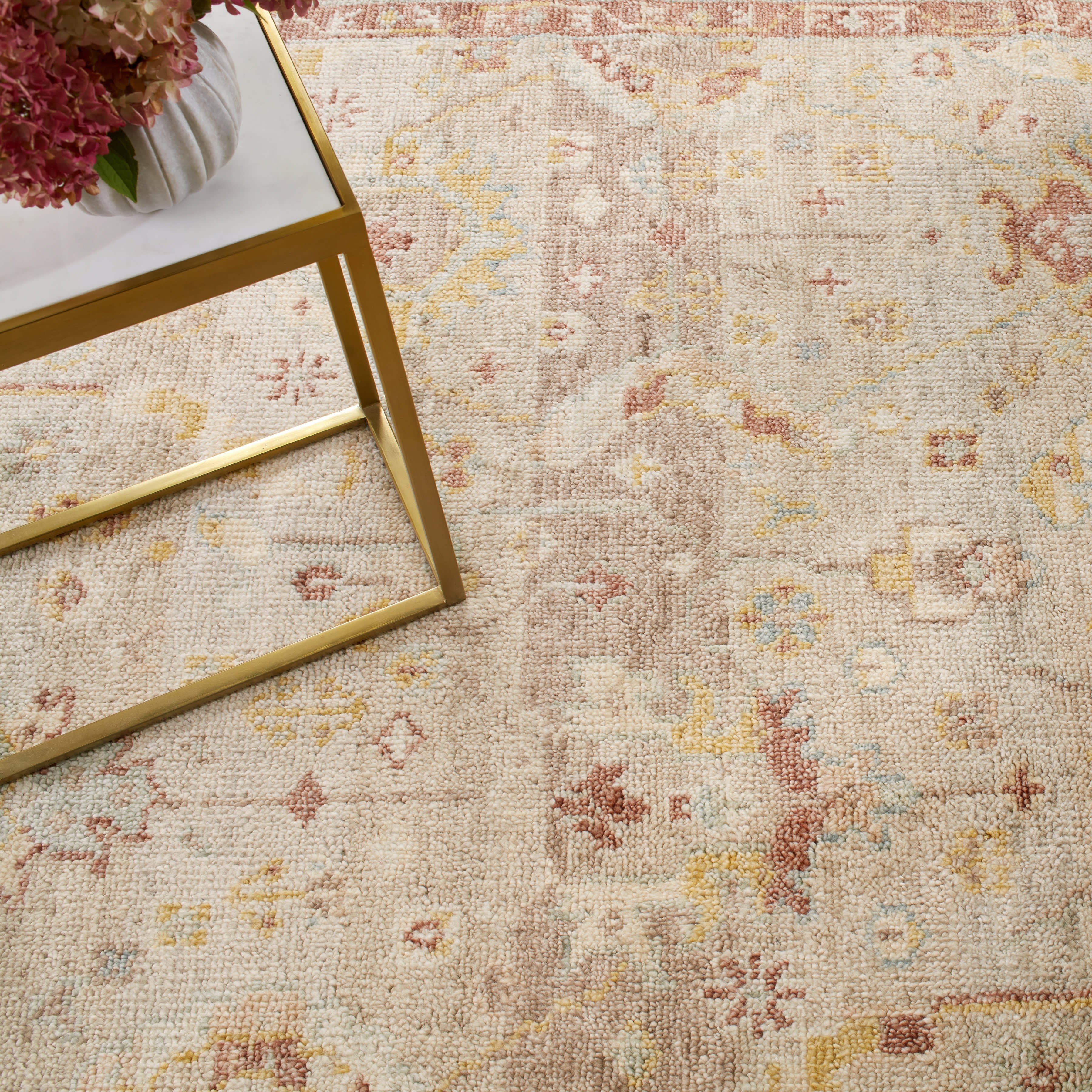 Nora Hand Knotted Wool Rug | Natural – Annie Selke