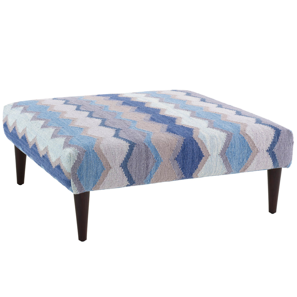 Safety Net Rug Ottoman | Blue