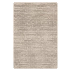 Caracara Crosshatch Custom Rug | Dark Beige