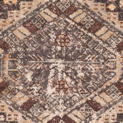 Mire Vintage Handmade Cotton Rug Swatch | Eggplant