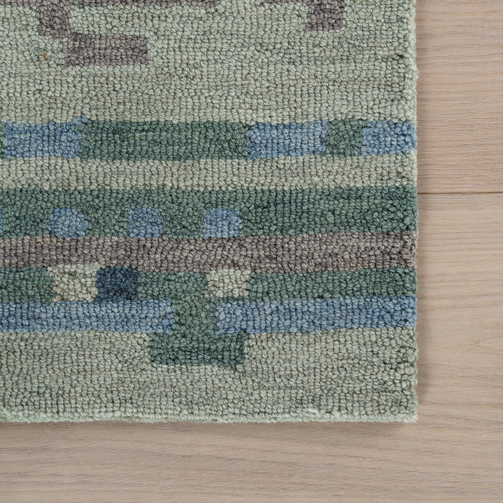 Maraza Modern Geometric Indoor Rug | Blue