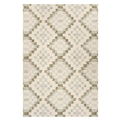 Orzalla Southwestern Diamond Washable Rug | Green