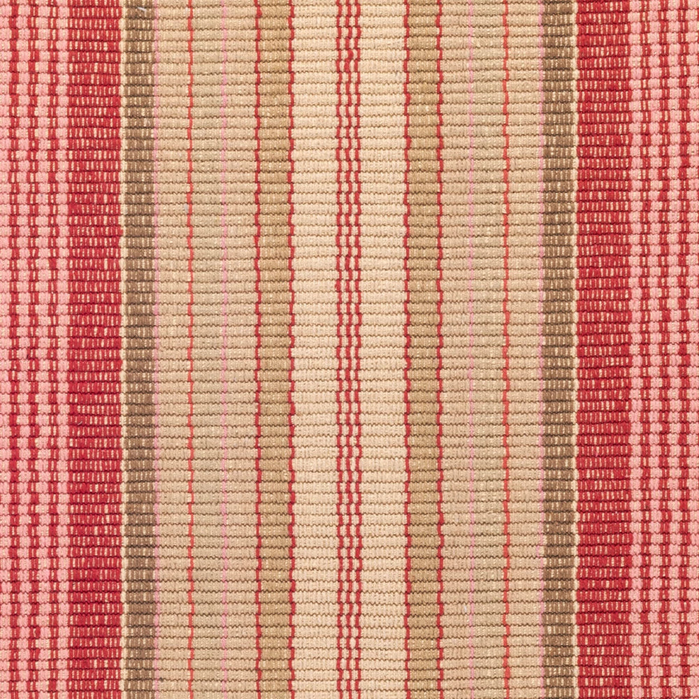 Framboise Handwoven Cotton Rug Swatch | Red