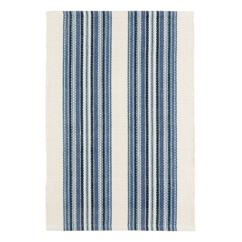 Road Runner Handwoven Indoor/Outdoor Rug | Blue