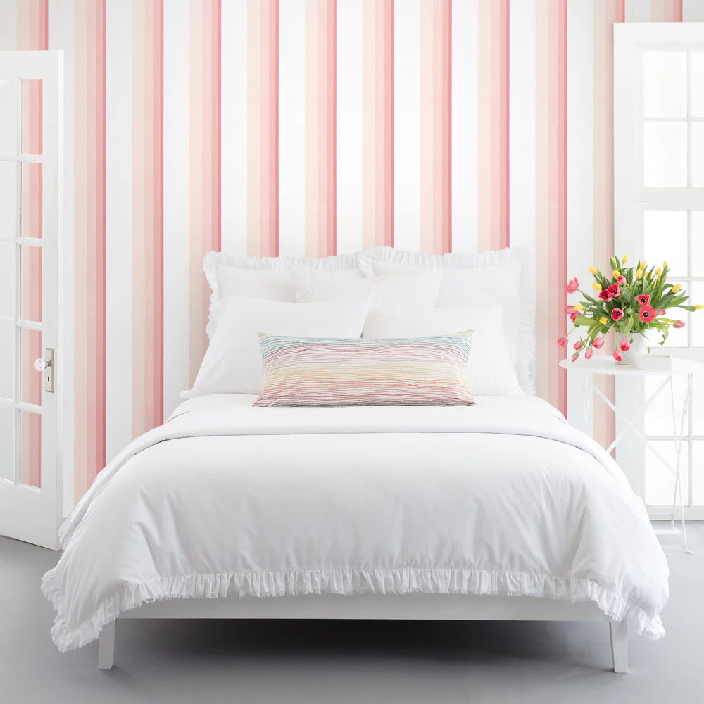 Gradient Stripe Wallpaper | Pink