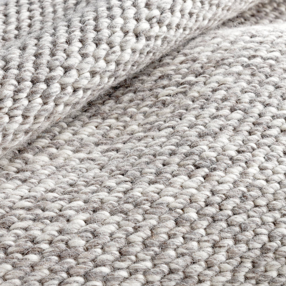 Loggia Handwoven Wool Rug | Grey