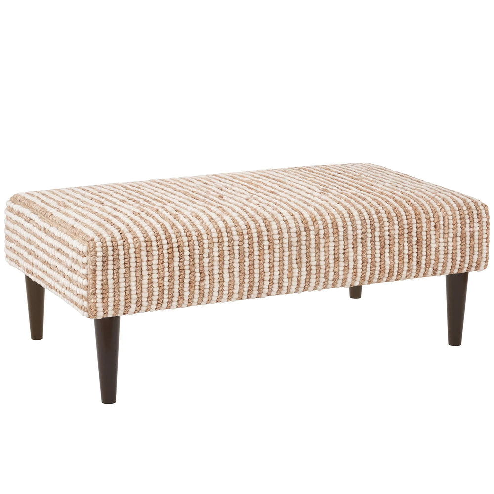 Twiggy Rug Ottoman | Natural
