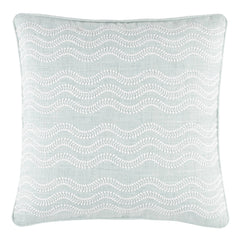 Scout Embroidered Indoor/Outdoor Decorative Pillow Cover | Sky