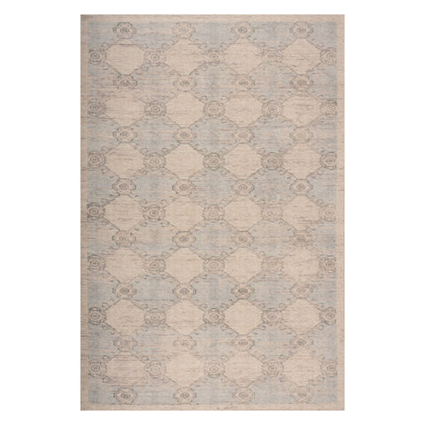 Sahi Traditional Diamond Washable Rug | Blue