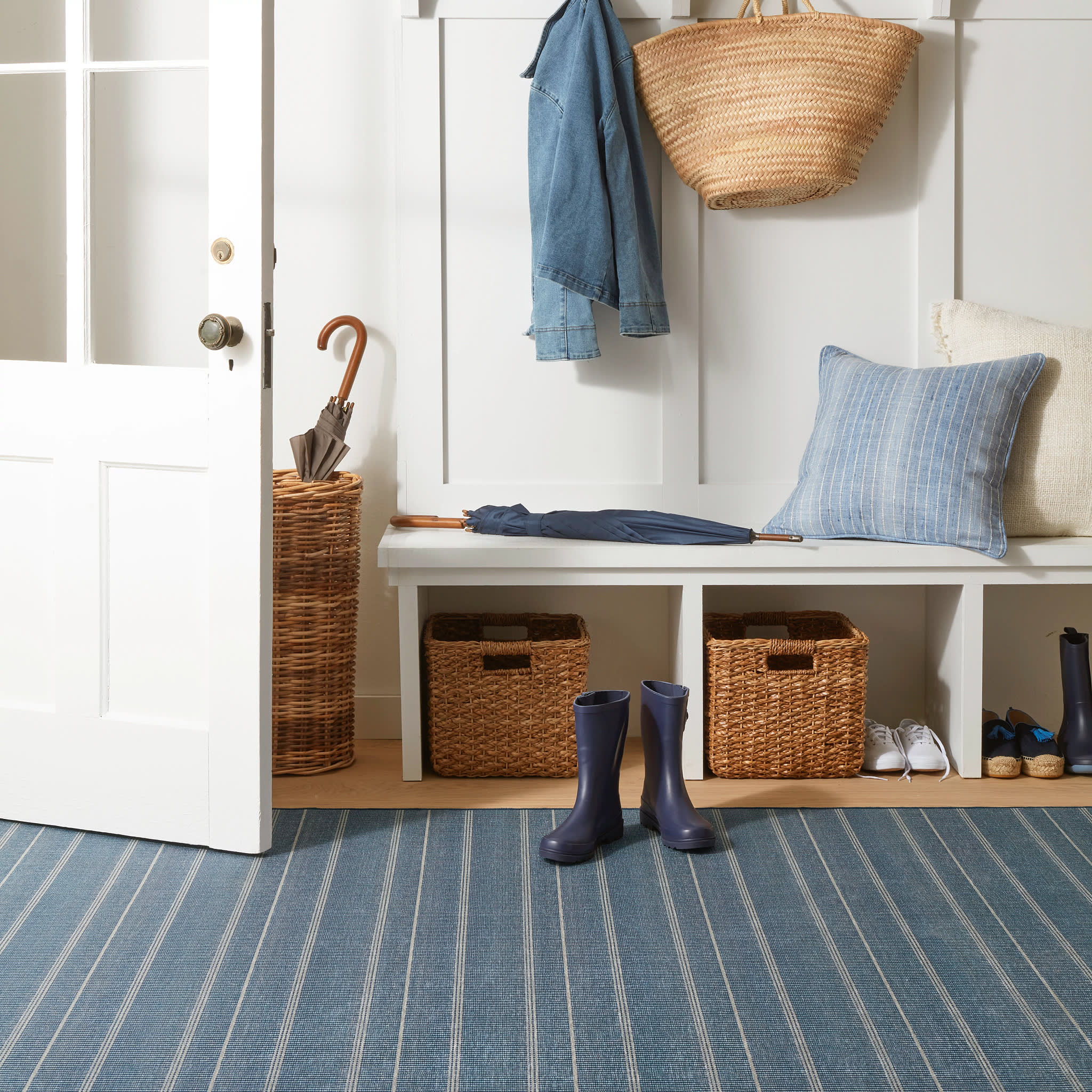 Samson Machine Washable Rug | Navy – Annie Selke