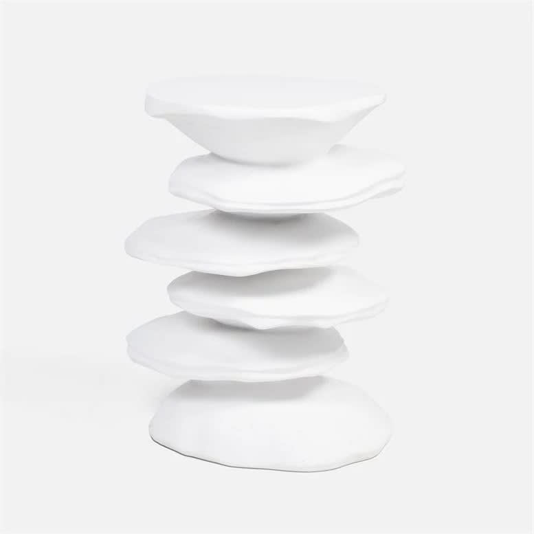 Zuri Side Table | White