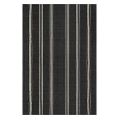 Cinder Stripe Wool Rug | Charcoal