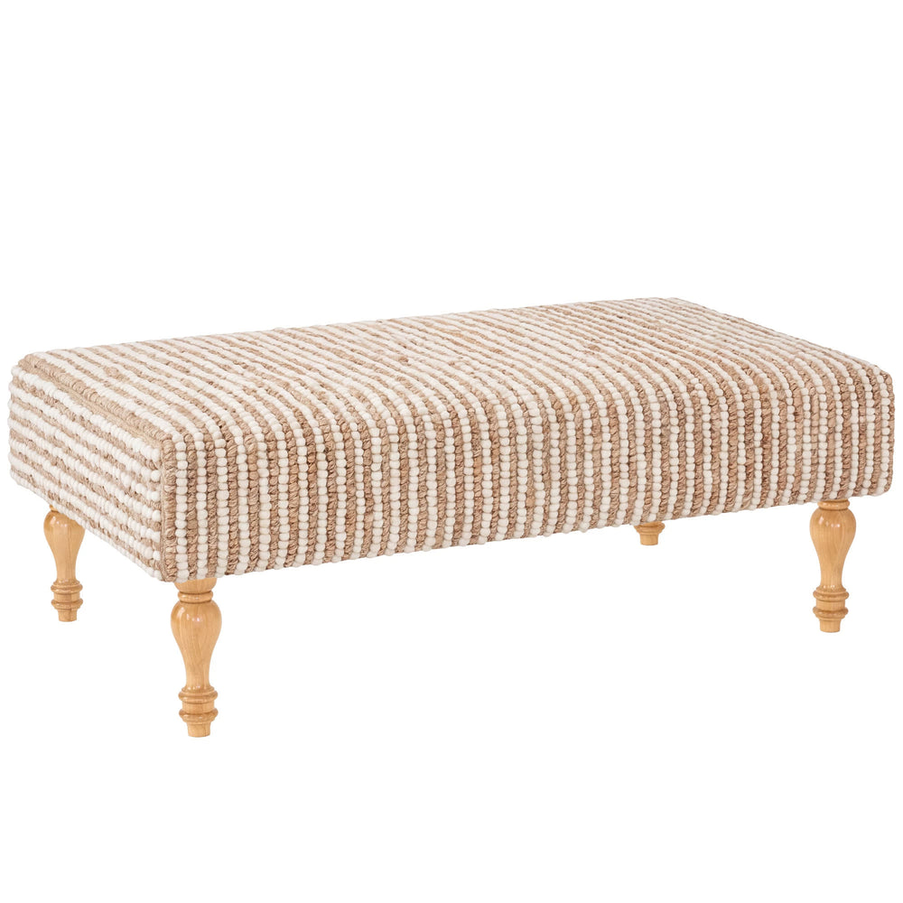 Twiggy Rug Ottoman | Natural