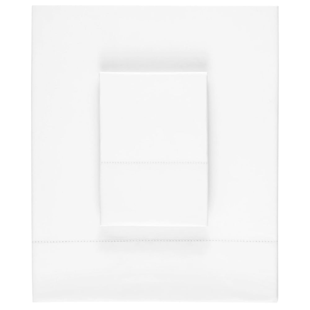 Classic Hemstitch Sheet Set | White