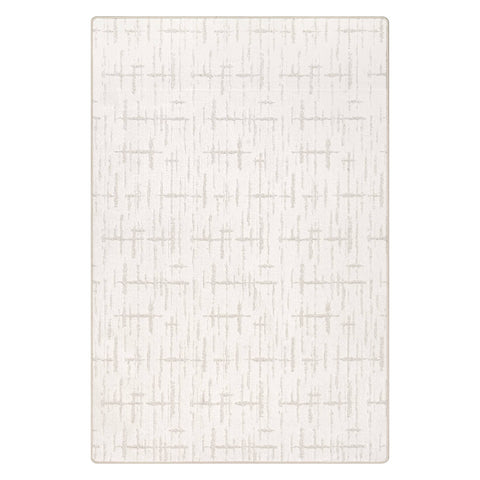 Ibis Crosshatch Custom Rug | White