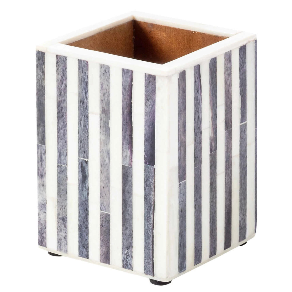 Bone Inlay Tumbler | Grey Stripe