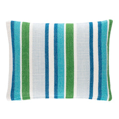 Always Greener Indoor/Outdoor Decorative Pillow Cover | Cobalt/Green