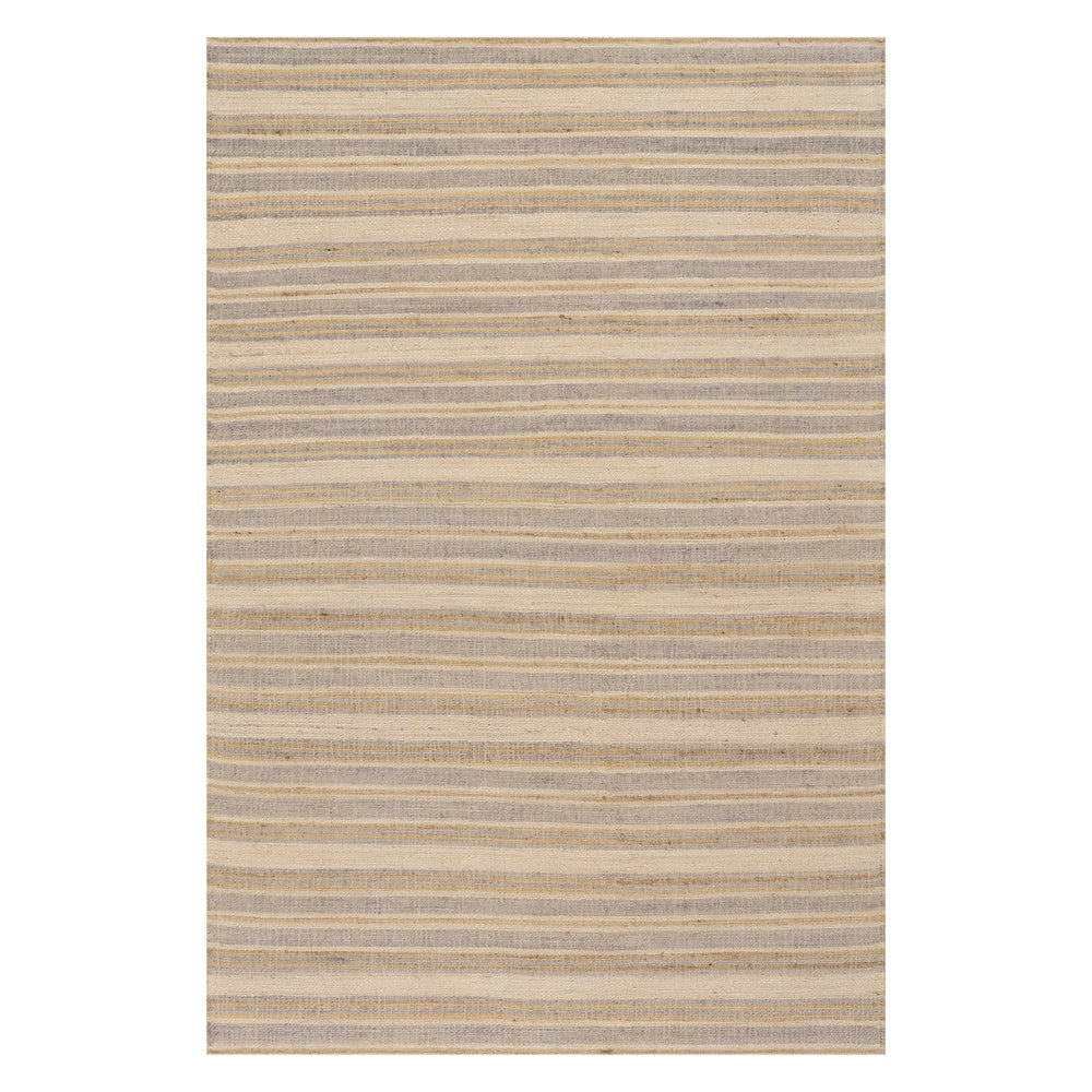 Marn Striped Handmade Jute Rug | Sand