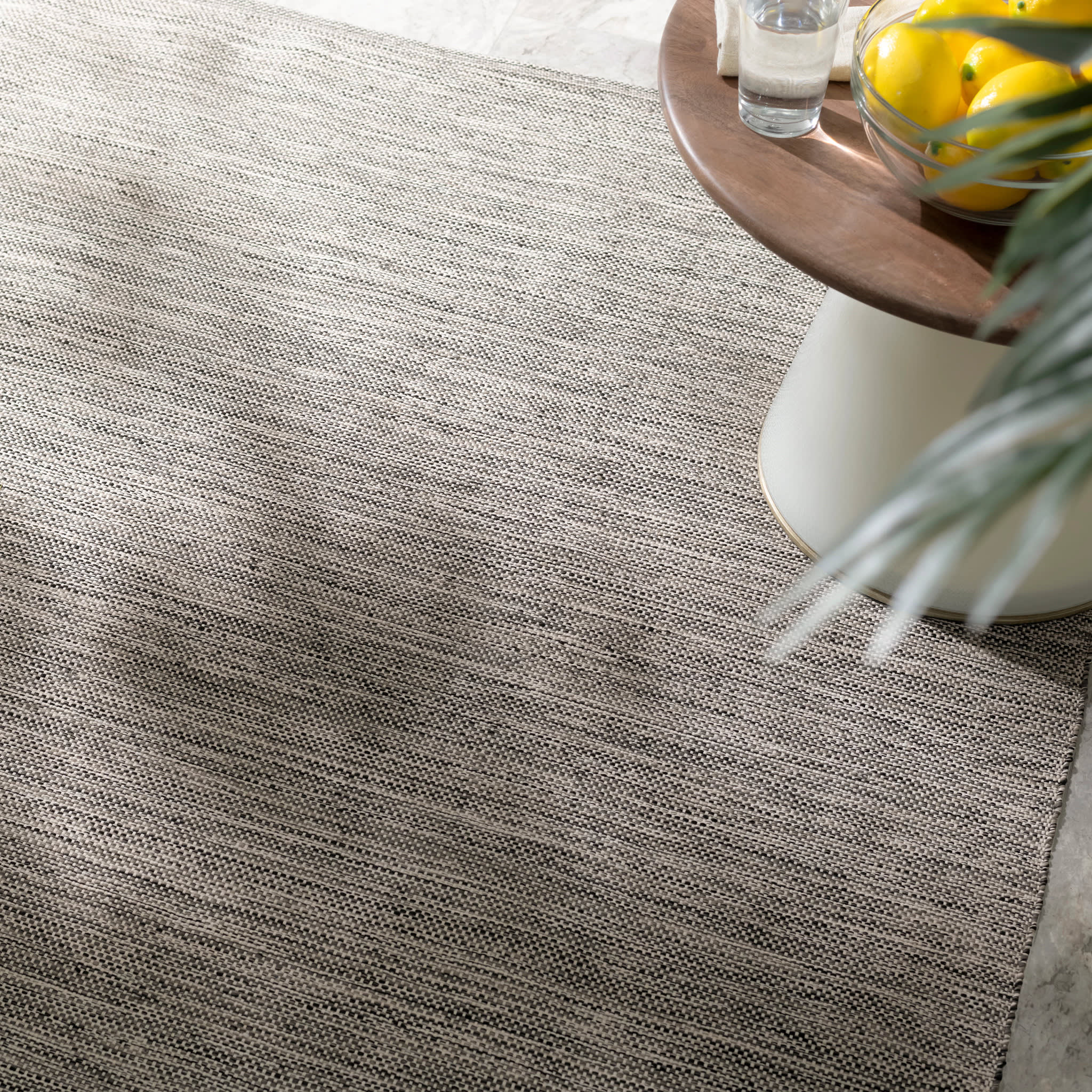 Solid Handwoven Handwoven Indoor/Outdoor Rug | Grey – Annie Selke