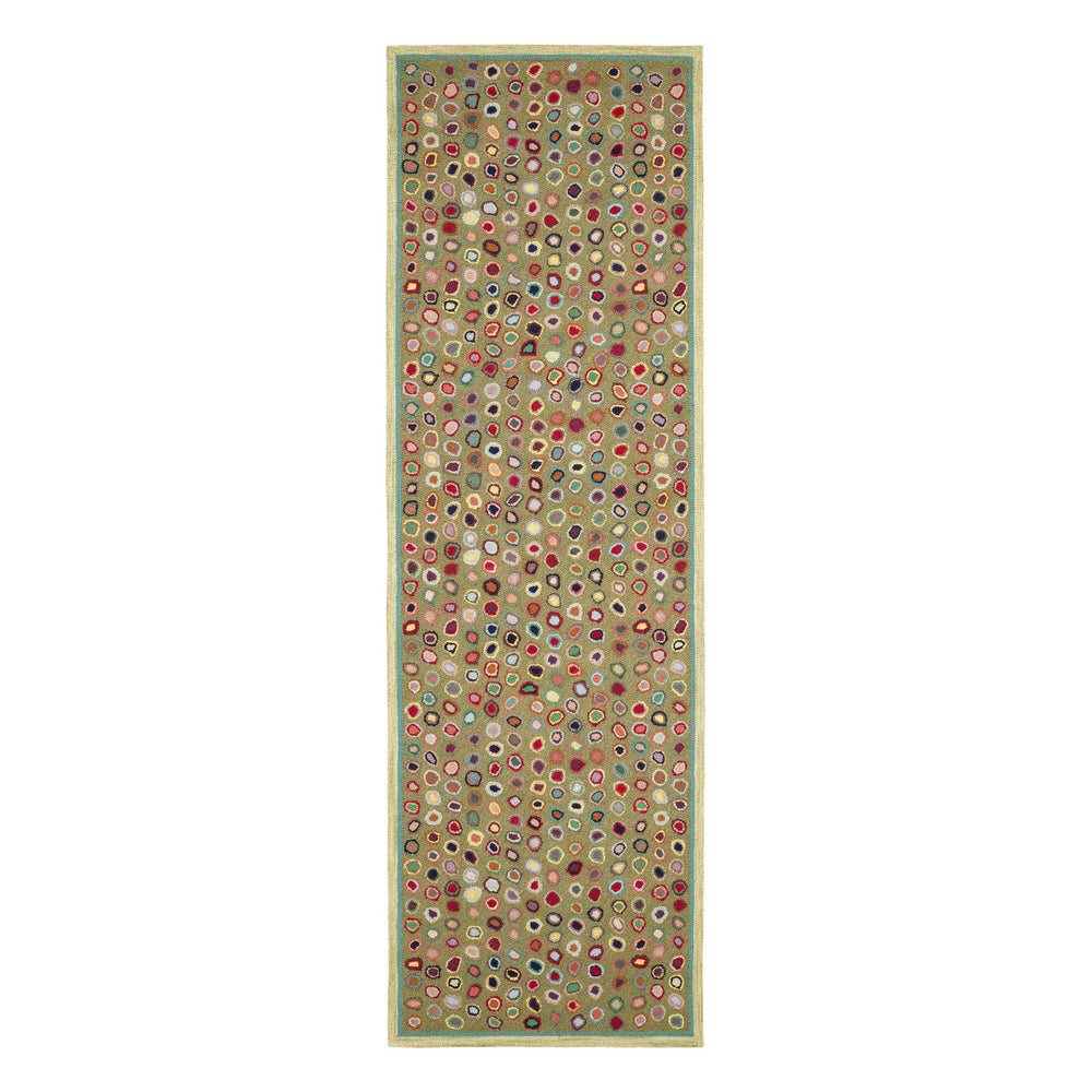 Cats Paw Hand Micro Hooked Wool Rug | Sage