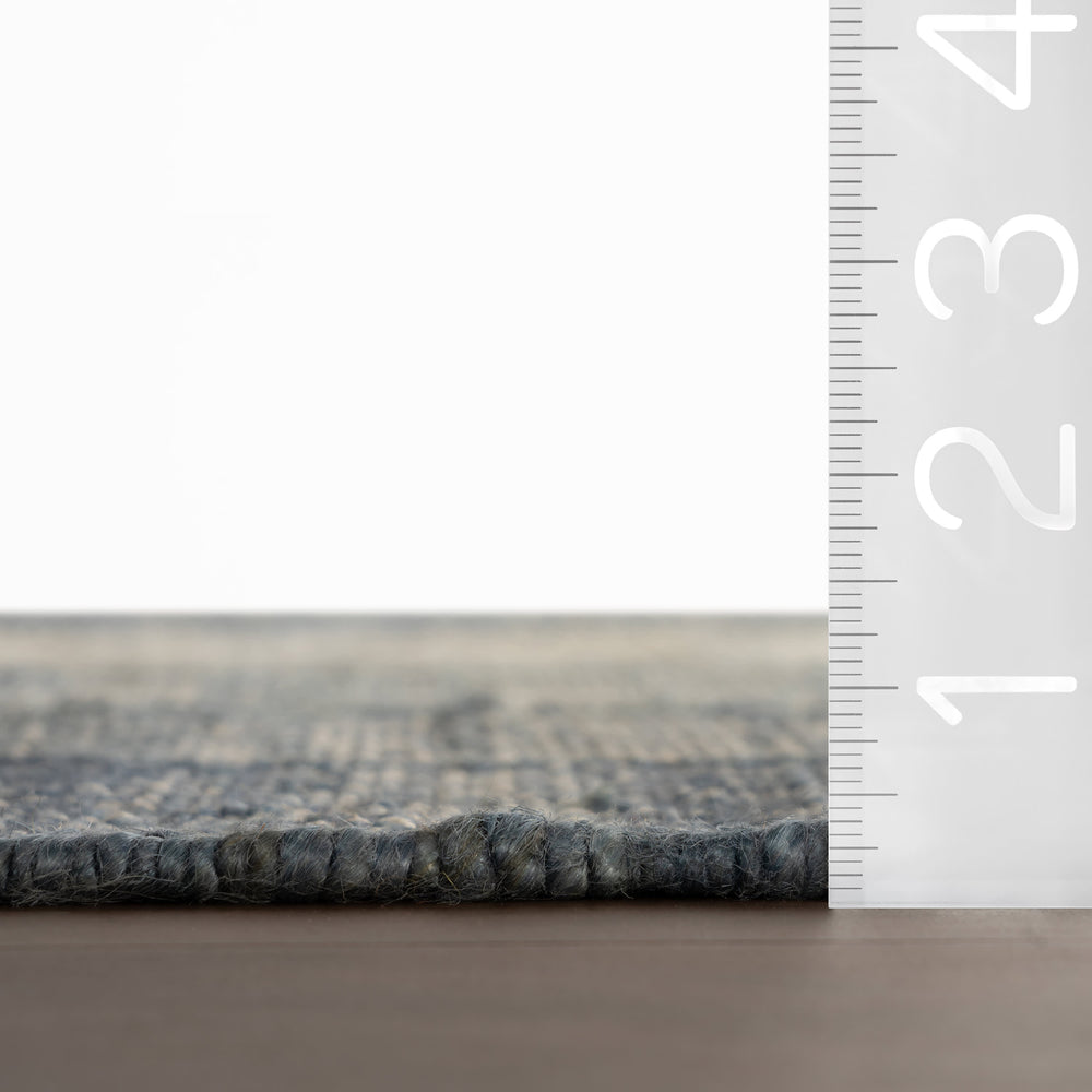 Tayo Modern Striped Indoor Rug | Blue