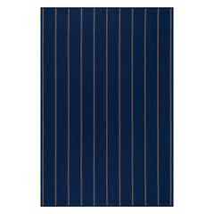 Riva Striped Coastal Indoor/Outdoor Custom Rug | Blue