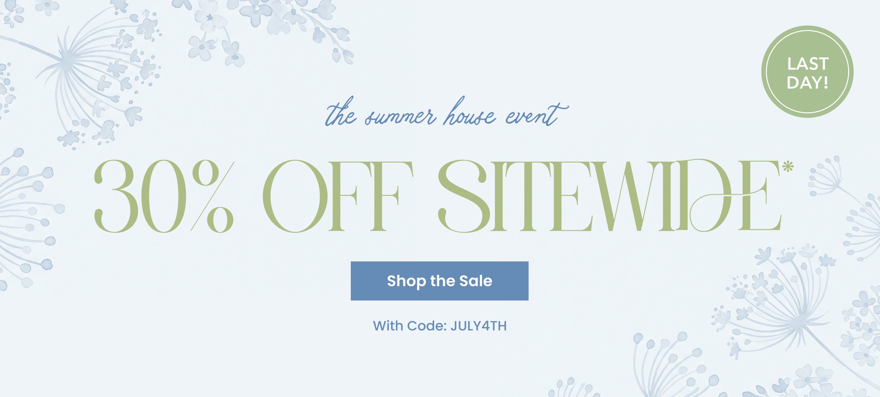 30% Off Sitewide