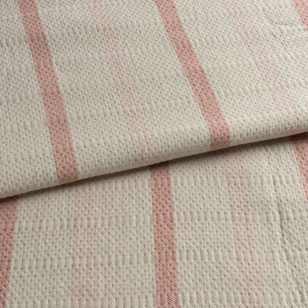 Lowen Stripe Blanket | Rose Quartz